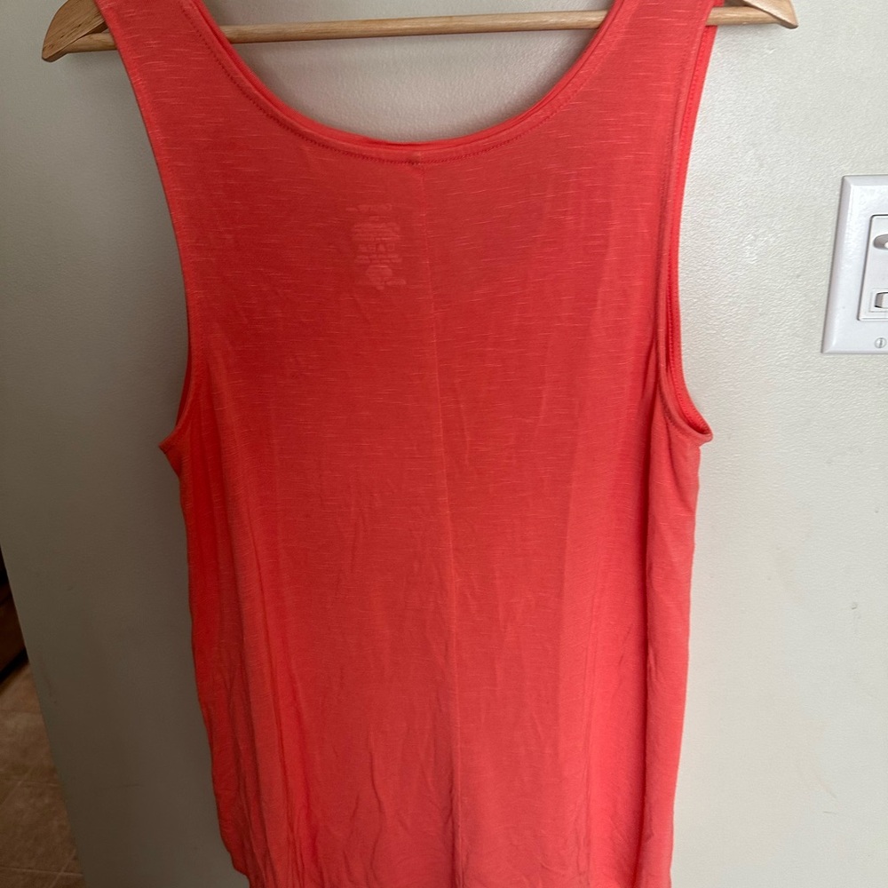 5/$20 XL, George Coral Scoop Neck Tank Top - Picture 7 of 8